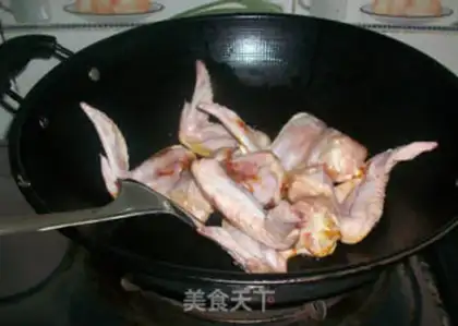 Make Red chicken wings step 5