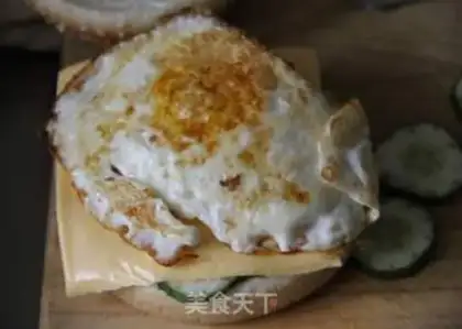 Make Breakfast burger step 4