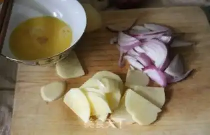 Make Potato onions step 0