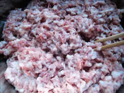 Make Lotus meatballs step 0