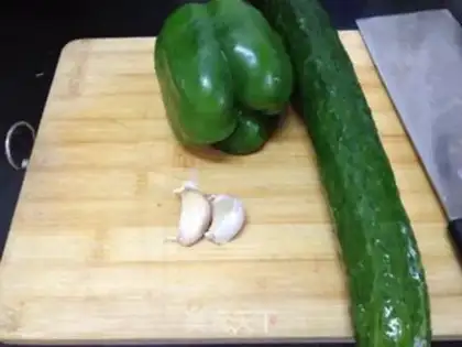 Make Clear the cucumber step 0