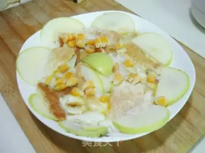 Make Apple pudding step 2