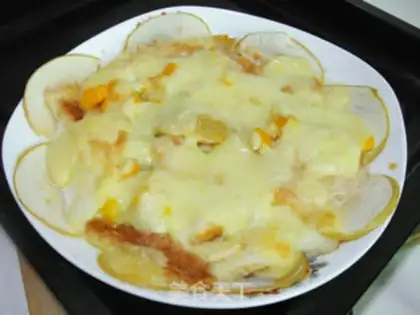 Make Apple pudding step 4