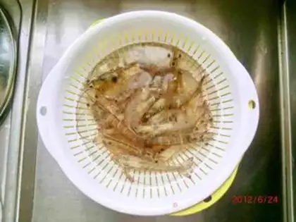 Make Shrimp of sweet vanilla step 0