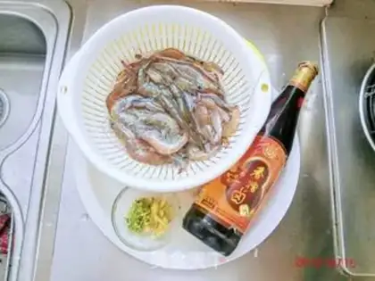 Make Shrimp of sweet vanilla step 1