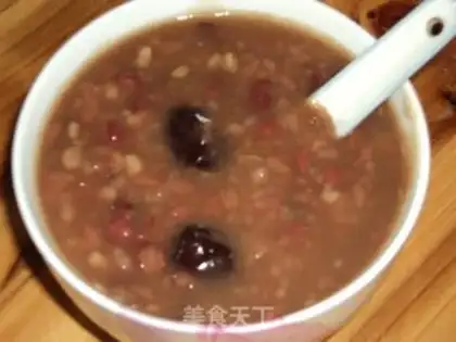 Make Red bean rice congee step 0