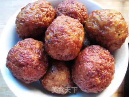 Make Lotus meatballs step 10