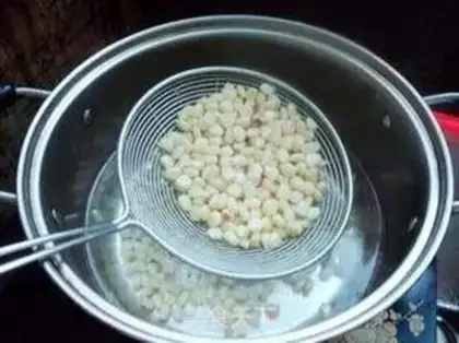 Make Mint apples and corn step 1