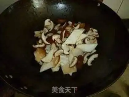 Make Clear the mushrooms step 3