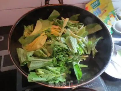 Make Garlic cabbage step 2