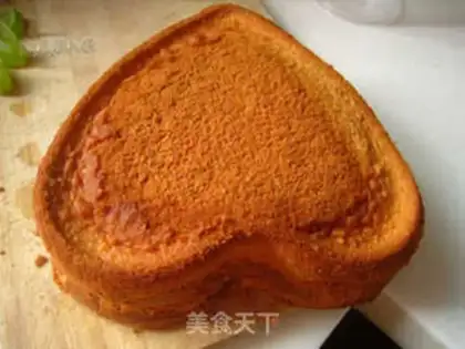 Make Pink heart cake step 8