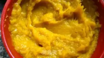 Make Cheese pumpkin ball step 1