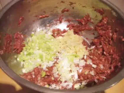 Make Fried beef pie step 2