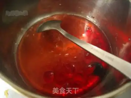 Make Pink heart cake step 13