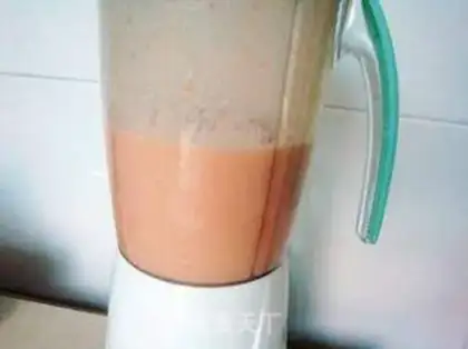 Make A papaya milkshake step 5