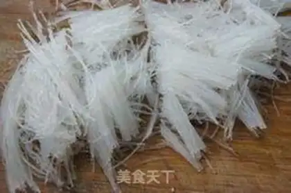 Make Garlic fan floss step 5