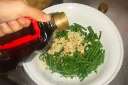 Make Garlic beans step 6