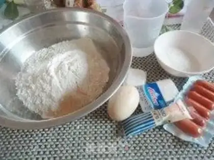 Make The salad sauce, the intestine bag step 0