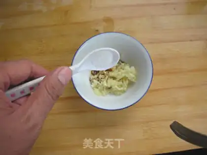 Make Frozen needle mushrooms step 3