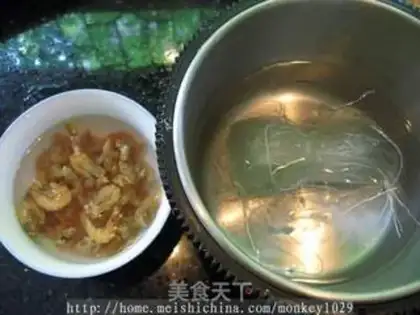 Make Pumpkin rice fan step 1