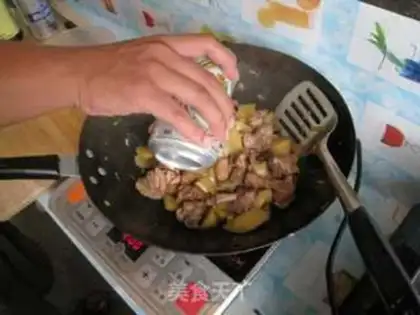 Make Potato beer duck step 9