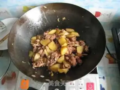 Make Potato beer duck step 12