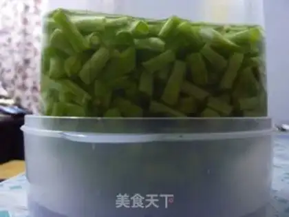Make Homemade sour beans step 5