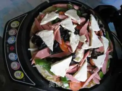Make Potato paste pizza step 14
