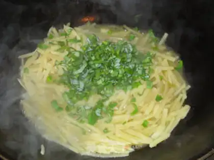 Make Onion potatoes step 4