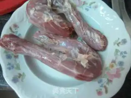 Make Wine duck neck step 0
