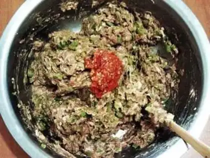 Make Spicy pork chops and bean dumplings step 6