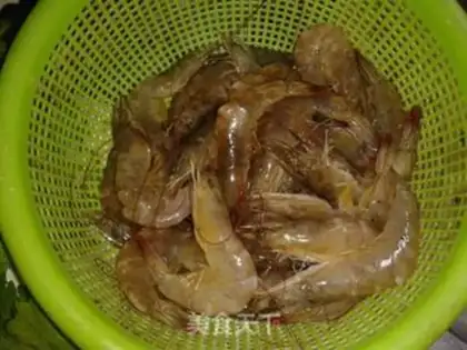 Make Red fever to shrimp step 1