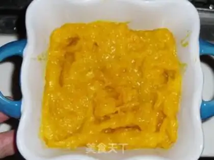 Make Cheese and pumpkin mud step 3