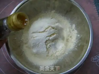 Make Green bean cake step 4