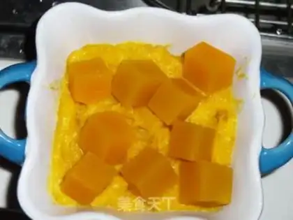 Make Cheese and pumpkin mud step 4