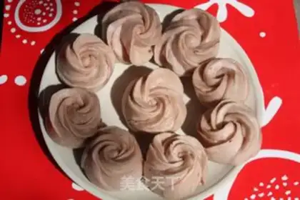 Make Colored rose rolls step 19