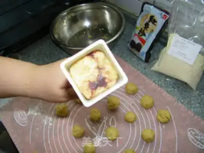 Make Green bean cake step 9