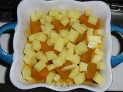 Make Cheese and pumpkin mud step 6