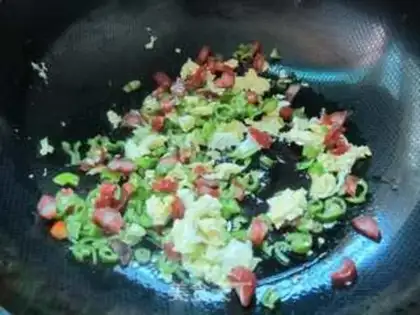 Make Sausage curry step 4