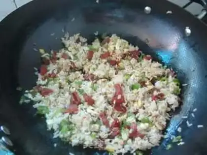 Make Sausage curry step 7