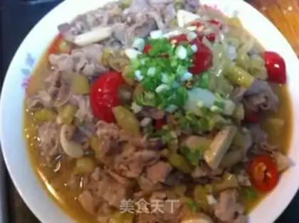 Make Sour soup, fat cow step 14