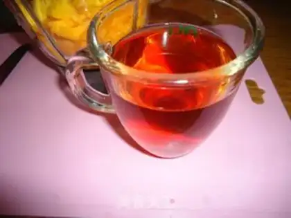 Make Mango red tea step 1