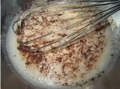 Make Chocolate ice cream step 6