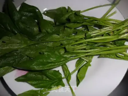 Make Spinach eggcake step 0