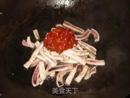 Make Pepper cutter, fried squid step 7
