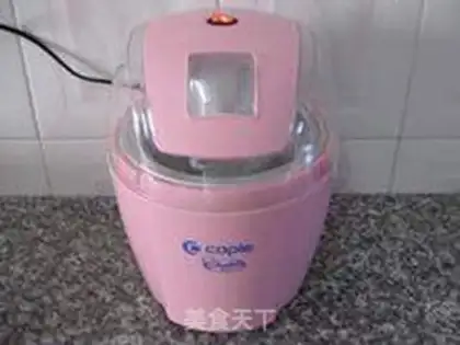 Make Vanilla blueberry ice cream step 13