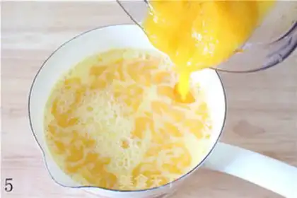 Make Mango ice cream step 4