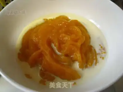 Make Pumpkin ice cream step 2