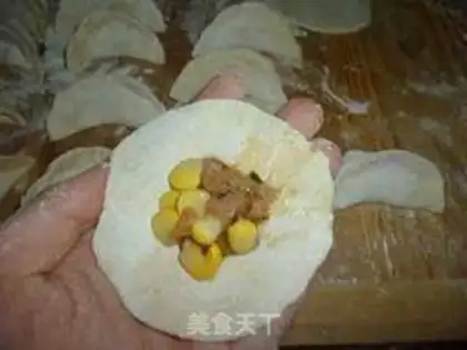 Make Sweet corn mushrooms, skinny dumplings step 8