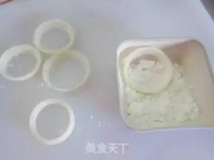 Make Onion rings meatloaf step 4